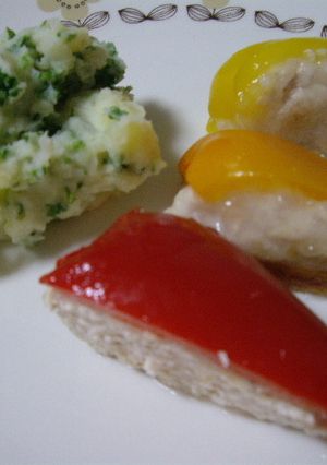 カラフルパプリカの鶏胸肉詰め☆彡-レシピのメイン写真