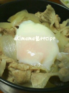 簡単温たま豚丼♪牛丼 幼児にも-レシピのメイン写真