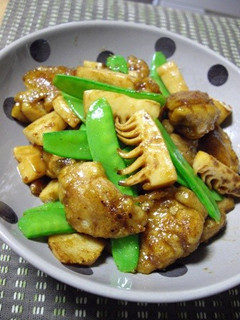 鶏と筍のバター醤油焼@カレー風味-レシピのメイン写真