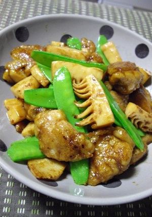 鶏と筍のバター醤油焼＠カレー風味-レシピのメイン写真