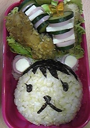キャラ弁に簡単☆ボーダーのおかず-レシピのメイン写真