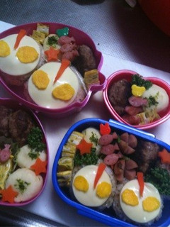 キャラ☆ヒーロー弁当☆-レシピのメイン写真