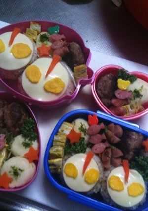 キャラ☆ヒーロー弁当☆-レシピのメイン写真