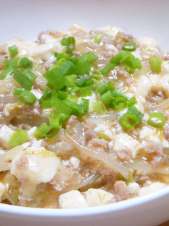 マーボーもやし豆腐丼-レシピのメイン写真