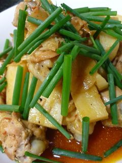 手羽元と長いものコチュジャン煮-レシピのメイン写真