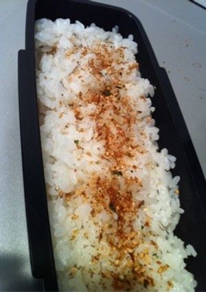 お弁当のふりかけ重ねご飯♥♥-レシピのメイン写真