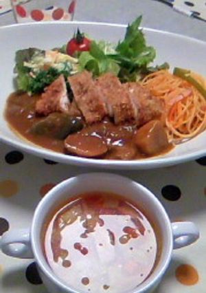 ワンプレートでトルコライス風-レシピのメイン写真