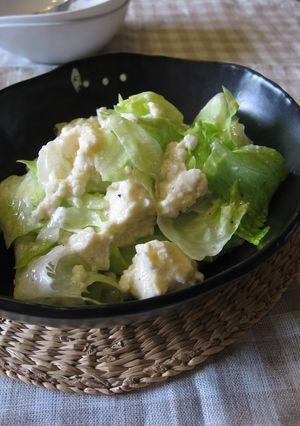 豆腐とレタスのヘルシーサラダ☆-レシピのメイン写真