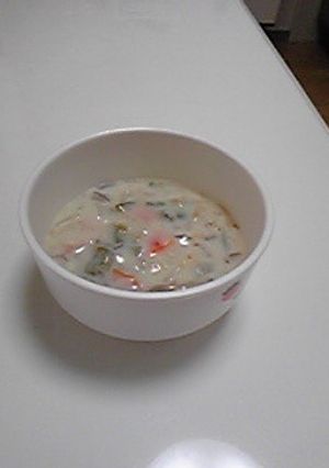 ［離乳食中〜後期］野菜たくさん豆乳スープ-レシピのメイン写真