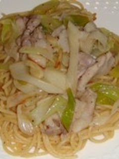 ネギ豚de和風パスタ-レシピのメイン写真