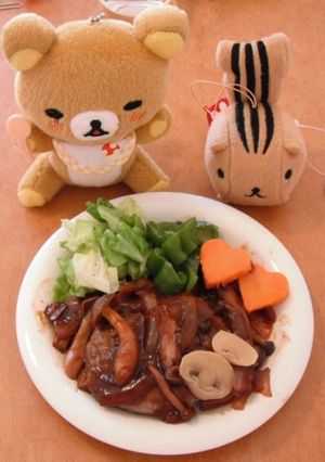 たっぷりきのこの赤ワインソース-レシピのメイン写真