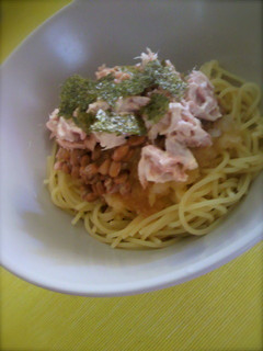 納豆とツナと大根おろしの冷製パスタ-レシピのメイン写真