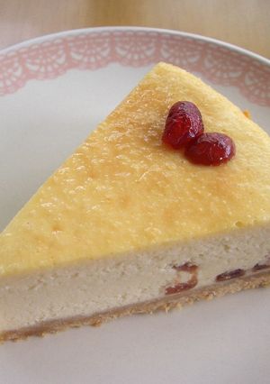 簡単☆クランベリーのチーズケーキ-レシピのメイン写真