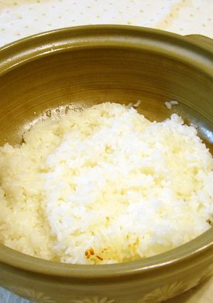 土鍋でおいしいご飯を食べましょ♪-レシピのメイン写真