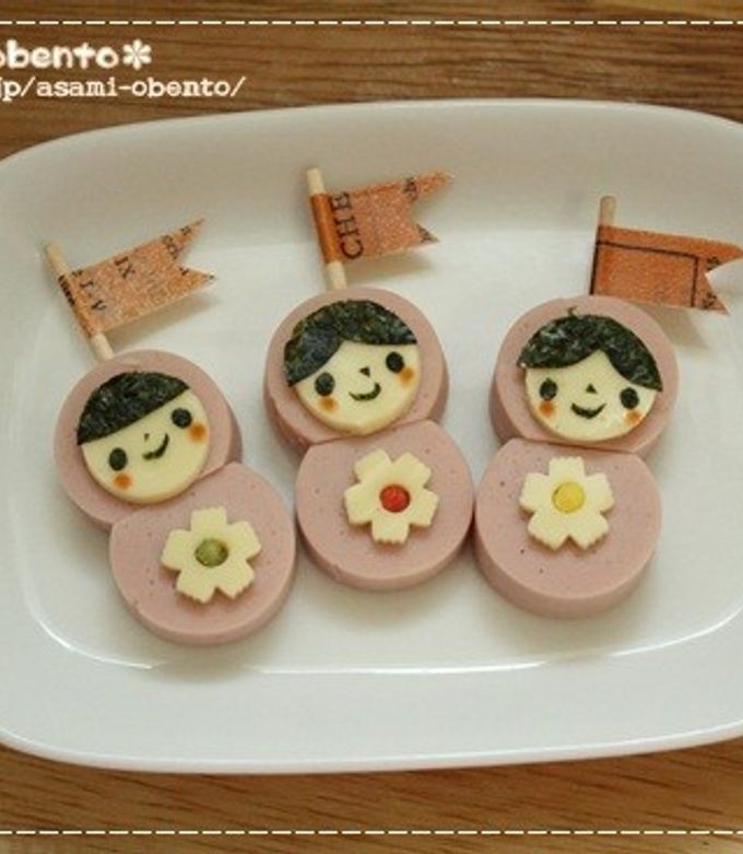 キャラ弁☆ソーセージでマトリョーシカ-レシピのメイン写真