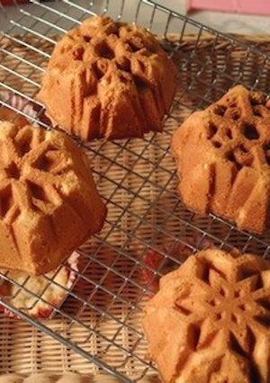 Wilton雪の結晶でパウンドケーキ-レシピのメイン写真
