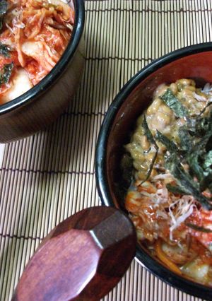 サーモンとネバネバスタミナ丼-レシピのメイン写真
