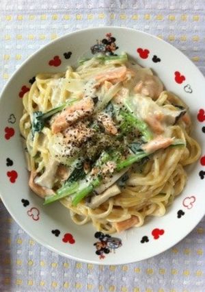 鮭のクリームパスタ-レシピのメイン写真