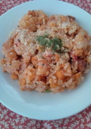 ﾄﾏﾄのいらないﾘｿﾞｯﾄ風ご飯-レシピのメイン写真