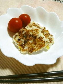 もちもち食感 長芋とちくわの落とし焼き-レシピのメイン写真