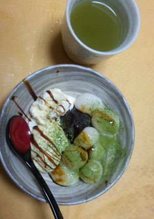 クリームあんみつ-レシピのメイン写真