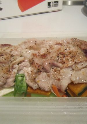 ルクエで豚肉と野菜の蒸し煮-レシピのメイン写真