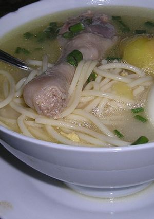 ニワトリのスープ-レシピのメイン写真