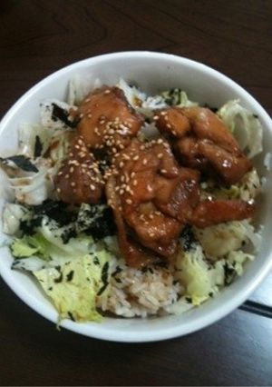 サラダ風キジ丼-レシピのメイン写真