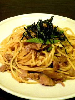 豚肉とごぼうのパスタ-レシピのメイン写真