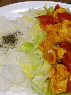 イタリアンなトマ・たま丼-レシピのメイン写真