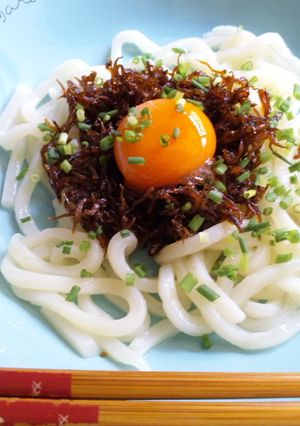 甘くておいしい☆くぎ煮ぶっかけうどん！-レシピのメイン写真