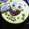 スポンジボブのバースデーケーキ
