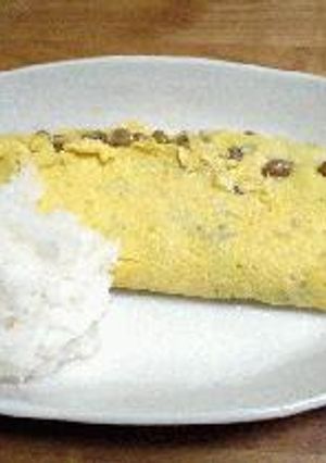 納豆オムレツ-レシピのメイン写真
