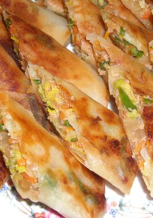 野菜たっぷり　野菜とツナの春巻き-レシピのメイン写真