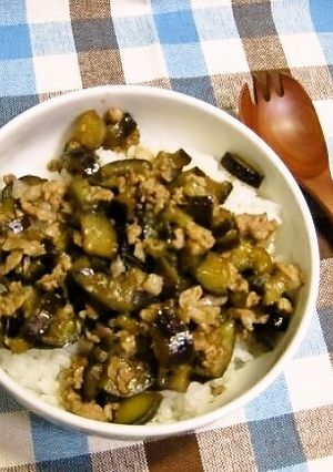 ブーなす丼-レシピのメイン写真