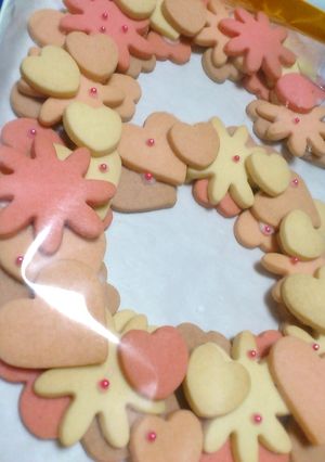 らぶりぃ～☆お誕生日リースクッキー-レシピのメイン写真