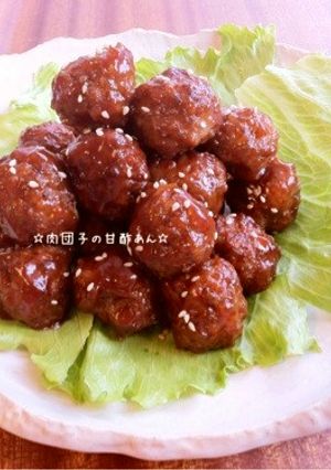 ☆肉団子の甘酢あん☆-レシピのメイン写真