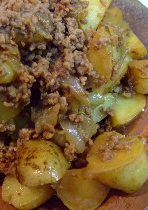 新じゃがと挽肉のころころ煮-レシピのメイン写真