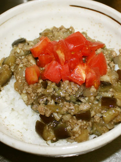なすトマト丼-レシピのメイン写真