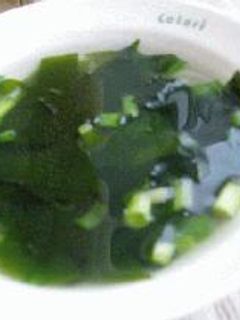 ワカメだらけの食べるスープ。-レシピのメイン写真