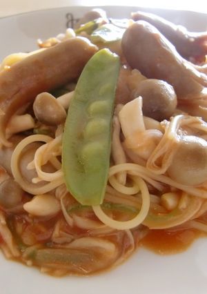 *コンソメトマトパスタ*-レシピのメイン写真