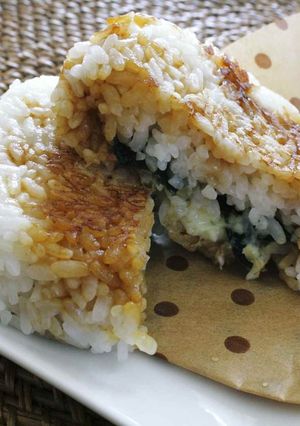 おかかチーズinライスバーガー-レシピのメイン写真