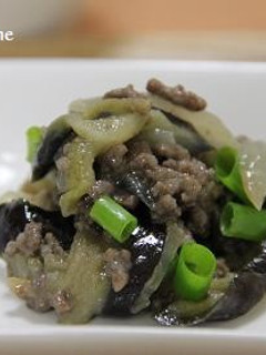 子供も大好き♪挽肉と茄子の味噌炒め-レシピのメイン写真