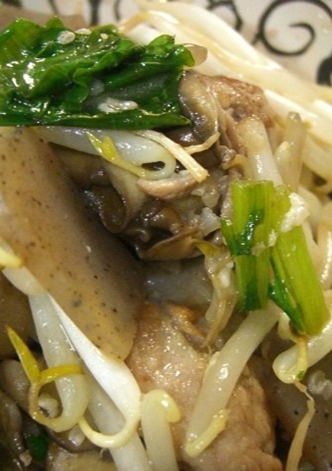 簡単でびっくり♪豚肉舞茸巻きの塩麹炒め-レシピのメイン写真