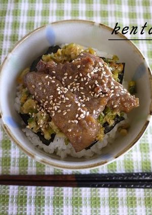 簡単　牛丼。-レシピのメイン写真