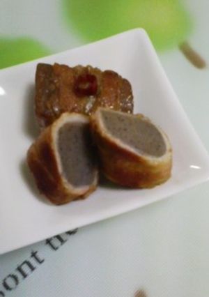 こんにゃくの豚バラ巻き♪-レシピのメイン写真
