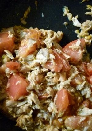 超簡単シーチキントマト炒め-レシピのメイン写真