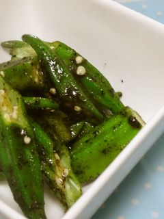 オクラのごま和え♡-レシピのメイン写真