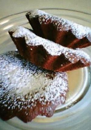 しっとりちょっぴりChewyなプチショコラケーキ-レシピのメイン写真