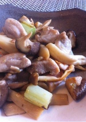 鶏肉ときのこの柚子胡椒炒め-レシピのメイン写真
